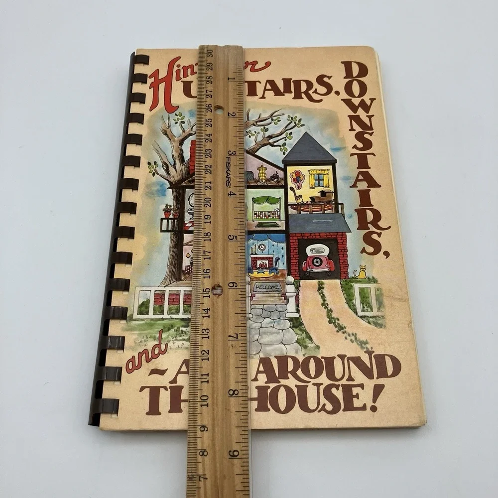 Vtg Hints for Upstairs Downstairs and All Around The House Carol Rees Homemaking